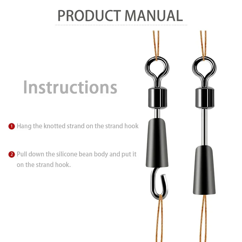 30-90pcs Bearing Swivel Fishin - Fishing Lure Accessories review and price