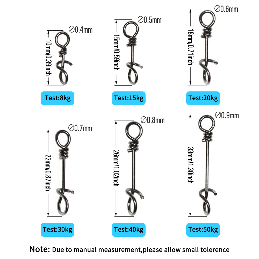 LIONRIVER 100pcs Stainless Ste - Fishing Lure Accessories review and price