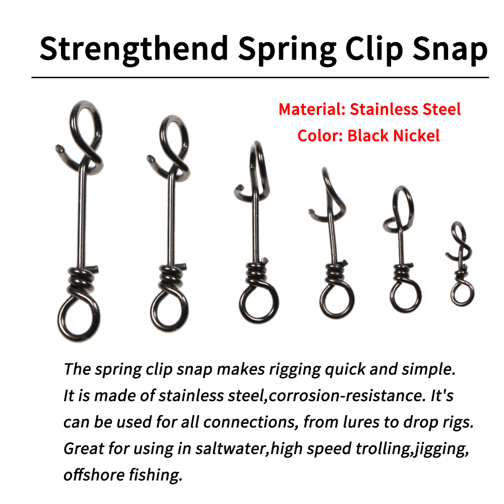 LIONRIVER 100pcs Stainless Ste - Fishing Lure Accessories review and price