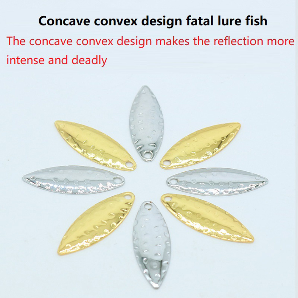10Pcs/lot Willow Leaf Sequin P - Fishing Lure Spoon review and price