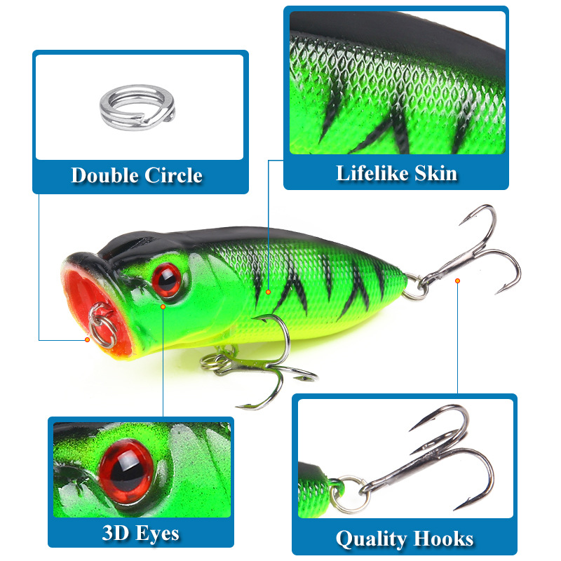 6pcs 6colors（opp bag）/5pcs 5co - Fishing Lure Popper review and price
