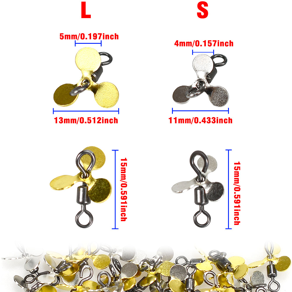 20Pcs Spiral Blade Fishing Pro - Fishing Lure Blade Bait review and price