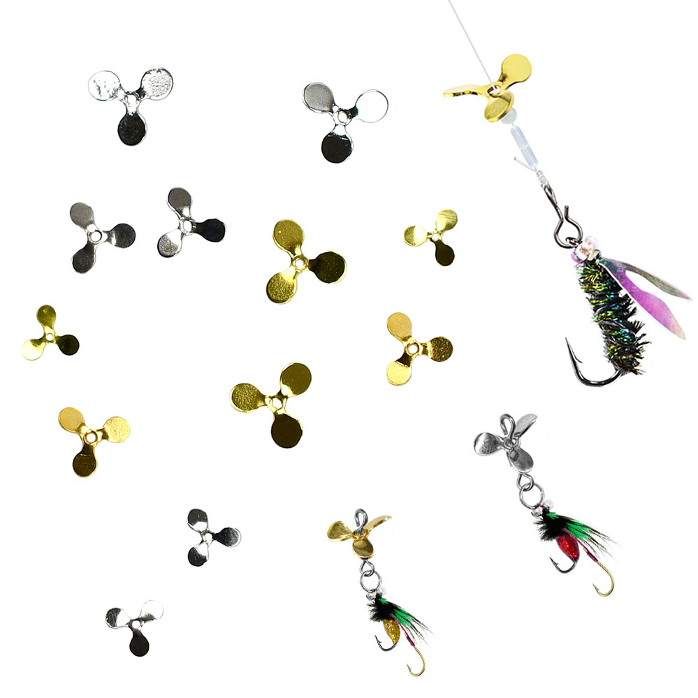 20Pcs Turbo Prop Spinner Three - Fishing Lure Blade Bait review and price