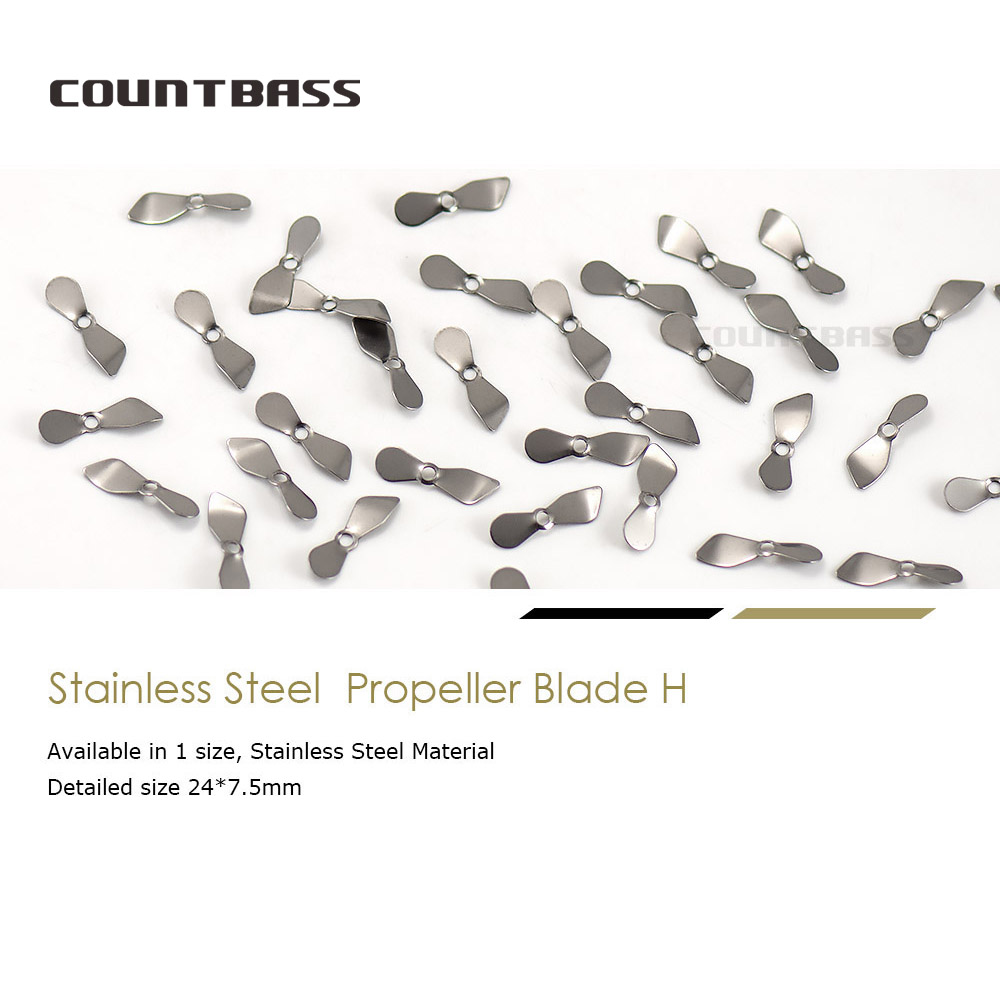 Countbass 50pcs Stainless Stee - Fishing Lure Blade Bait review and price